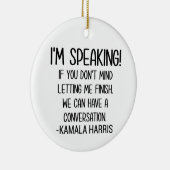 Kamala Harris Debate Feminisme Biden Keramisch Ornament (Rechts)