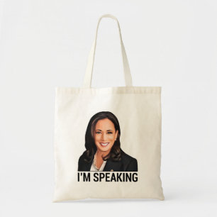 Kamala Harris Debate Ik spreek Tote Bag