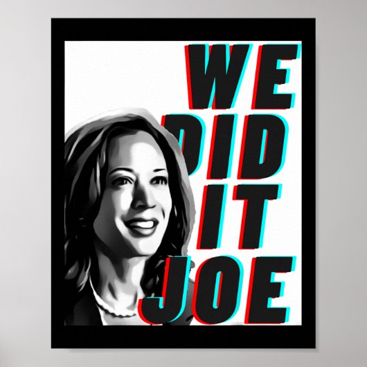 Kamala Harris deed het Joe Modern Design Poster (Voorkant)