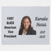 KAMALA HARRIS Deken (Voorkant (Horizontaal))