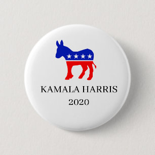 Kamala Harris Democraat voor President 2020 Button
