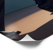 Kamala Harris Donald Trump Vechten 2024 Perfect Poster (Hoek)