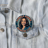 Kamala Harris Drink Club Ronde Button 7,6 Cm (In situ)