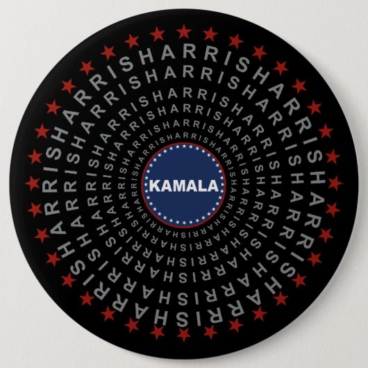 KAMALA HARRIS Echoes of Change Button (Voorkant)