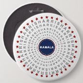 KAMALA HARRIS Echoes of Change Button (Voorkant /achterkant)