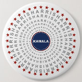 KAMALA HARRIS Echoes of Change Button (Voorkant)