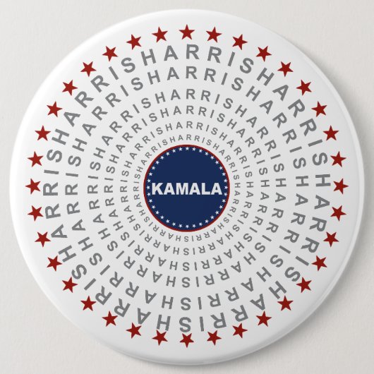 KAMALA HARRIS Echoes of Change Button (Voorkant)