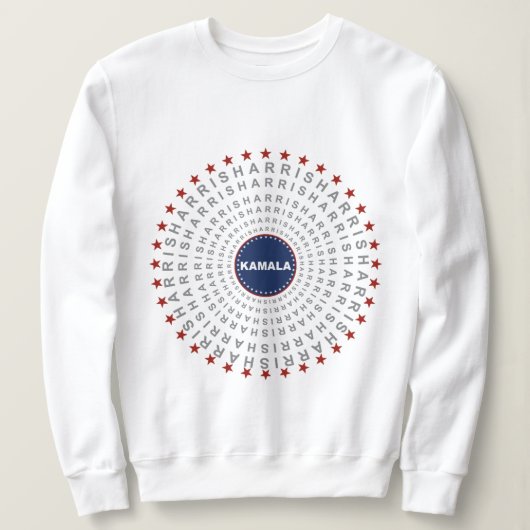 KAMALA HARRIS - Echoes of Change Sweatshirt (Design voorkant)