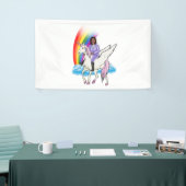 KAMALA HARRIS EENHOORN EN REGENBOOG SPANDOEK (Beurs)