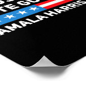 Kamala Harris eerste Vrouw President 2024 Poster (Hoek)