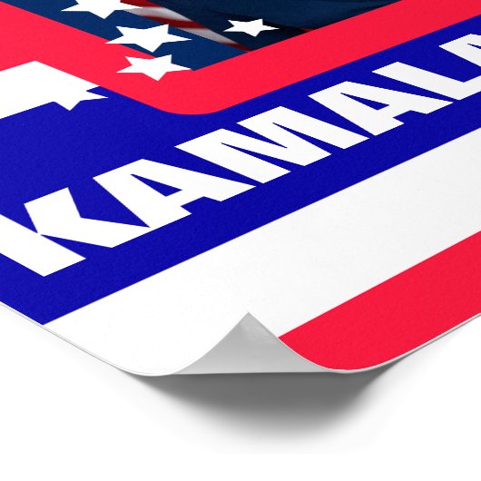 Kamala Harris Election Poster (Hoek)