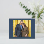 Kamala Harris en Barack Obama Briefkaart (Staand voorkant)