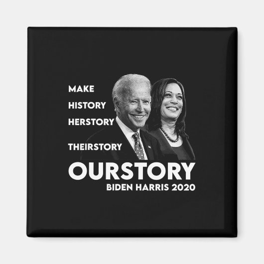 Kamala Harris en Joe Biden 2020 Magneet (Voorkant)