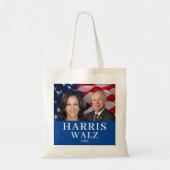 Kamala Harris en Tim Walz 2024 Tote Bag (Voorkant)