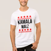 Kamala Harris En Tim Walz 2024 Tri-Blend Shirt (Voorkant)