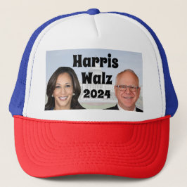 Kamala Harris en Tim Walz 2024 Trucker Pet