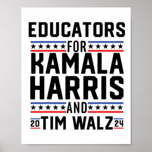 Kamala Harris en Tim Wheimer 2024 Poster