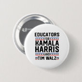 Kamala Harris en Tim Wheimer 2024 Ronde Button 5,7 Cm (Voorkant /achterkant)