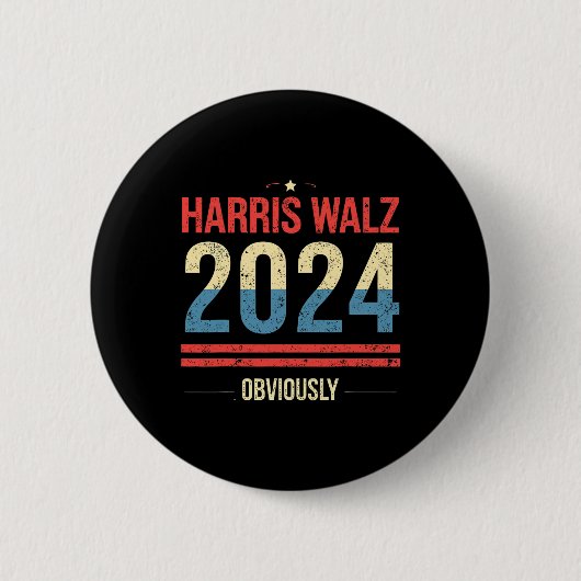 Kamala Harris en Tim Wheimer hebben blijkbaar gest Ronde Button 5,7 Cm (Voorkant)