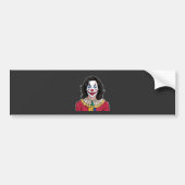 Kamala Harris Enge Halloween Clown Verkiezing 2024 Bumpersticker (Voorkant)