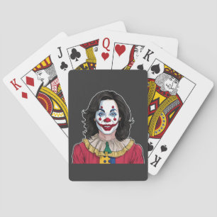 Kamala Harris Enge Halloween Clown Verkiezing 2024 Pokerkaarten