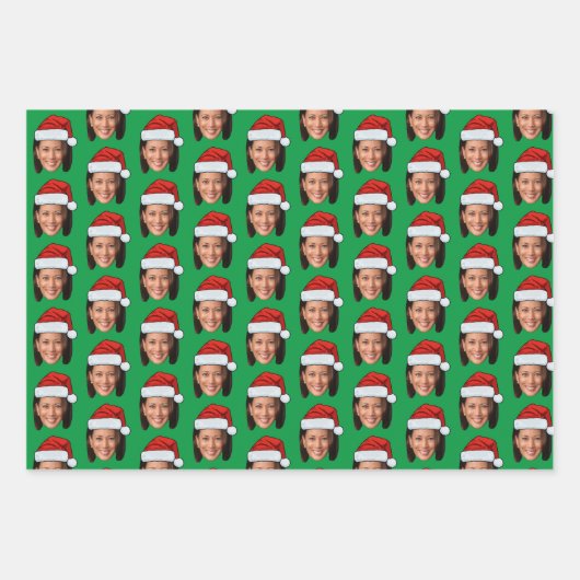 Kamala Harris Face Inpakpapier Vel (Voorkant 3)