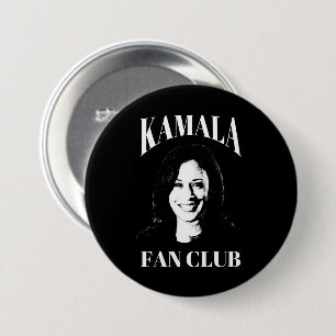 Kamala Harris Fan Club Ronde Button 7,6 Cm