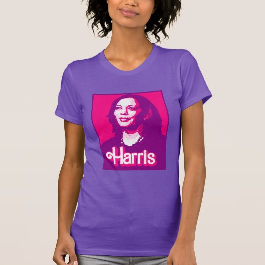 Kamala Harris Fan Pink T-shirt (Voorkant)