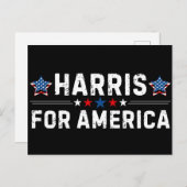 Kamala Harris Feestdagenkaart (Voorkant / Achterkant)