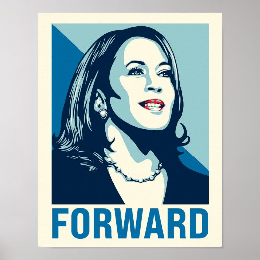 Kamala Harris Forward 11x14 Poster (Voorkant)