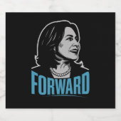 Kamala Harris Forward Bier Etiket (Enkel label)