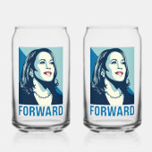 KAMALA HARRIS FORWARD BLIKVORM GLAS (Voorkant)