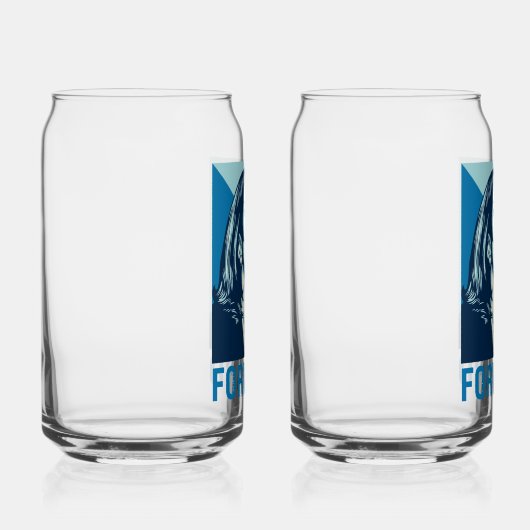 KAMALA HARRIS FORWARD BLIKVORM GLAS (Rechts)