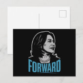 Kamala Harris Forward Briefkaart (Voorkant / Achterkant)