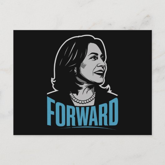 Kamala Harris Forward Briefkaart (Voorkant)
