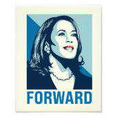 KAMALA HARRIS FORWARD FOTO AFDRUK (Voorkant)
