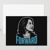 Kamala Harris Forward Kaart (Voorkant / Achterkant)
