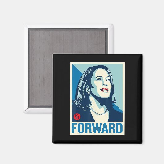 Kamala Harris Forward Magneet (Voorkant / Achterkant)