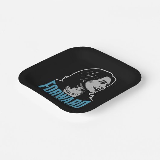 Kamala Harris Forward Papieren Bordje (Gebogen)