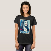 Kamala Harris FORWARD presidentsverkiezingen 2024 T-shirt (Voorkant volledig)