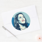 KAMALA HARRIS FORWARD RONDE STICKER (Envelop)