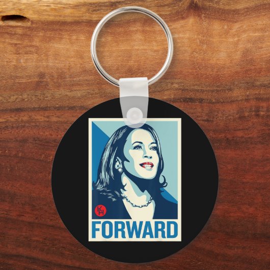 Kamala Harris Forward Sleutelhanger (Voorkant)