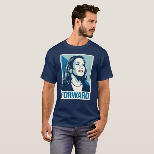 KAMALA HARRIS FORWARD T-SHIRT (Voorkant volledig)