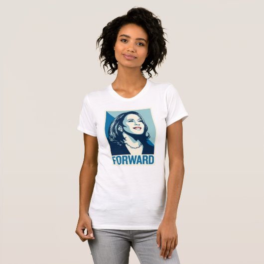 KAMALA HARRIS FORWARD T-SHIRT (Voorkant volledig)