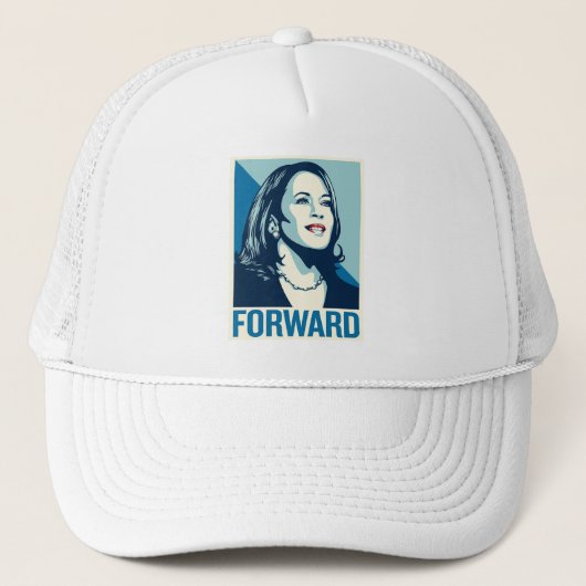 KAMALA HARRIS FORWARD TRUCKER PET (Voorkant)