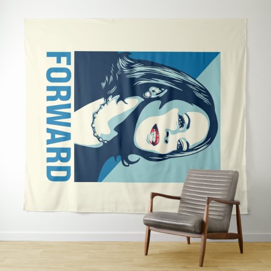 Kamala Harris Forward Wandkleed (In Situ (horizontaal))