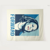 Kamala Harris Forward Wandkleed (Voorkant (horizontaal))