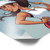 Kamala harris foto afdruk (Hoek)