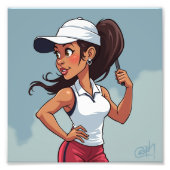 Kamala harris foto afdruk (Voorkant)