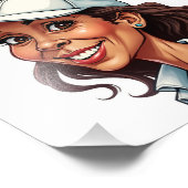 Kamala harris foto afdruk (Hoek)